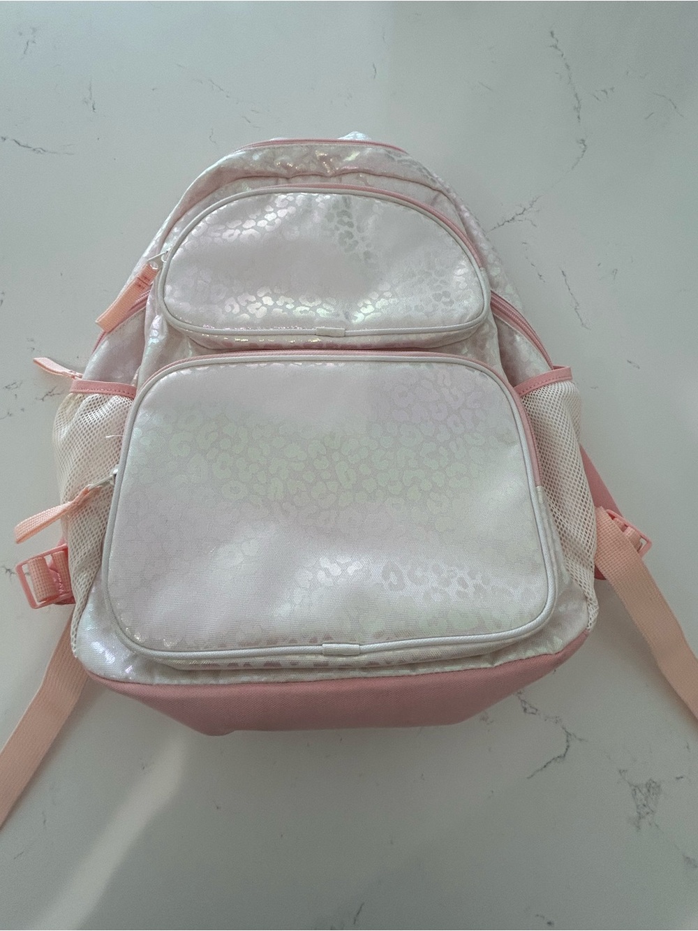 Pink Iridescent Leopard Print Backpack - Cat and Jack Bag